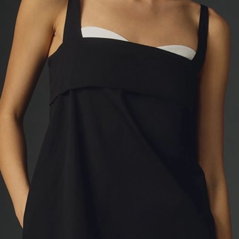 NWT Anthropologie Maeve Cutout Babydoll Midi dress size Large